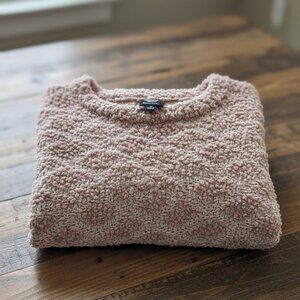 Bobeau Blush Pink Popcorn Knit Sweater - Women's Size M - Good Condition